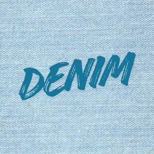 Light Blue Denim Graphic